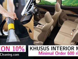 Jasa cuci interior mobil jakarta - Interior Mobil min 600 diskon 10%